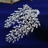 Elegant Cubic Zircon Brides Crowns Tiaras Wedding Headpieces Hair Accessories TR0476