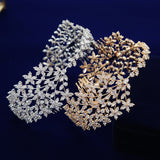 Elegant Cubic Zircon Brides Headbands Tiaras Wedding Headpieces Hair Accessories TR0477