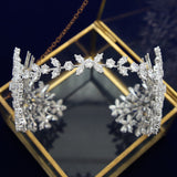 Elegant Cubic Zircon Brides Headbands Tiaras Wedding Headpieces Hair Accessories TR0477