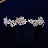 Sparkly Flower Bridal Tiaras Hairbands Crystal Headband Wedding Head Wear TR0149