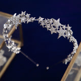 Sparkling Bridal Tiaras Hairbands Crystal Headband Wedding Hair Accessory TR1051