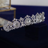 Fabulous Silver Bridal Tiaras Hairbands Crystal Headband Wedding Hair Accessory