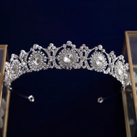 Fabulous Silver Bridal Tiaras Hairbands Crystal Headband Wedding Hair Accessory