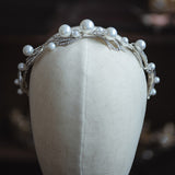 Korean Handmade Crystal Brides Headbands Mini Bridal Tiara Headpieces Evening Headdress TR1062