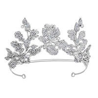 Leaf Plated CrystalBridal Headband Tiara Headpieces Wedding Hair Accessory TR1064