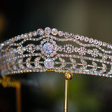 Elegant Plated Crystal Bridal Tiara Crowsn Headpieces Prom Hair Accessory TR1065