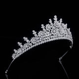 Gorgeous Oversize Zircon Bridal Tiaras Crowns Crystal Evening Headpieces Wedding Hair Accessory TR16270