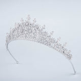 Gorgeous Oversize Zircon Bridal Tiaras Crowns Crystal Evening Headpieces Wedding Hair Accessory TR16270