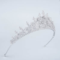 Gorgeous Oversize Zircon Bridal Tiaras Crowns Crystal Evening Headpieces Wedding Hair Accessory TR16270