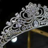 Vintage Cubic Zircon Brides Crowns Tiaras Wedding Headpieces Hair Accessories TR16419