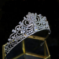 Vintage Cubic Zircon Brides Crowns Tiaras Wedding Headpieces Hair Accessories TR16419