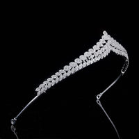 Simeple Full Zircon Bridal Tiaras Crowns Crystal Evening Headpieces Wedding Hair Accessory TR17909