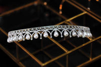 Royal Cz Zirconia Pearls Wedding Hair Accessories Brides Hairbands Queen Silver Tiaras Crowns TR5002