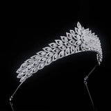 Fashion Princess Full Zircon Bridal Tiaras Crowns Crystal Headpieces Wedding Hair Accessory TR90007