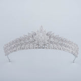 Fashion Princess Full Zircon Bridal Tiaras Crowns Crystal Headpieces Wedding Hair Accessory TR90007