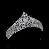 Gorgeou Cubic Zircon Brides Crowns Tiaras Wedding Headpieces Hair Accessories TR90027