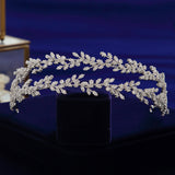 Korean Soft CZ Crystal Tiaras Crowns Headpieces Wedding Headbands