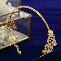 Soft CZ Zircon Crystal Tiaras Crowns Headpieces Wedding Headbands