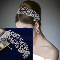 Stunning CZ Crystal Tiaras Crowns Headpieces Wedding Headbands