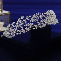 Stunning CZ Crystal Tiaras Crowns Headpieces Wedding Headbands