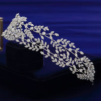 Stunning CZ Crystal Tiaras Crowns Headpieces Wedding Headbands