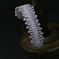 Sparkling Zircon Crystal Tiaras Headbands Brides Hair Accessory