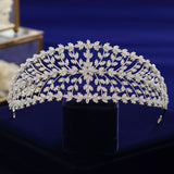 European CZ Zircon Crystal Headbands Wedding Hair Accessory TS054