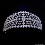 European CZ Zircon Crystal Headbands Wedding Hair Accessory TS054