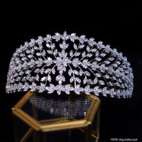 European CZ Zircon Crystal Headbands Wedding Hair Accessory TS054