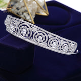 Full Zircon Sparkling Brides Crowns Tiaras Plated Silver Crystal Wedding Dresses Hair Accessories asw0860