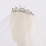 Elegant Brides Zircon Crown Headpieces Crystal Tiaras Headbands Evening Hair Accessories asw2376