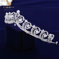 Elegant Tassels  Bride Tiaras Headpieces Wedding Full Zircon Crystal Wedding Crowns for Bridal Hair Accessories asw3006