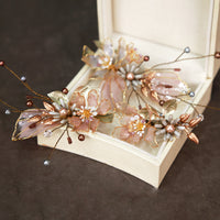 Vintage Brides Hairpins Leaf Bridal Barrettes Headbands