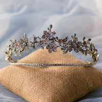 Baroque Rhinestones Bridal Crowns Tiara Bride Headband Wedding Diadem Queen Crown asw7262