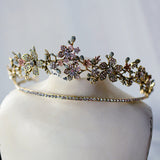 Baroque Rhinestones Bridal Crowns Tiara Bride Headband Wedding Diadem Queen Crown asw7262