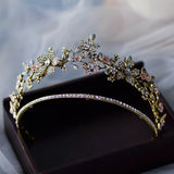 Baroque Rhinestones Bridal Crowns Tiara Bride Headband Wedding Diadem Queen Crown asw7262