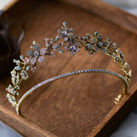 Baroque Rhinestones Bridal Crowns Tiara Bride Headband Wedding Diadem Queen Crown asw7262