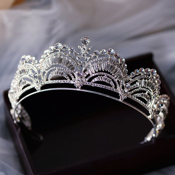 Fabulous Bride Tiara Crowns Wedding Diadem Queen Headpieces asw7263