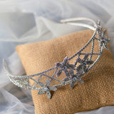 Sparkling Clear Crystal Woman Headbands Crystal Tiara Headpieces asw7319