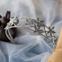 Sparkling Clear Crystal Woman Headbands Crystal Tiara Headpieces asw7319