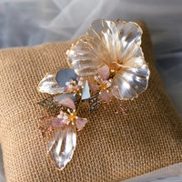 3 pics Vintage Crystal Rhinestone Bridal Barrettes Headdress