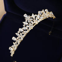 Fashion Silver Full Zircon Bride Crowns Headpieces Sparking European Wedding Tiaras for Bridal Hair Accessories