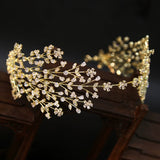 Sparkling Cubic Zircon Crystal Tiaras Headbands Wedding Hair Accessory